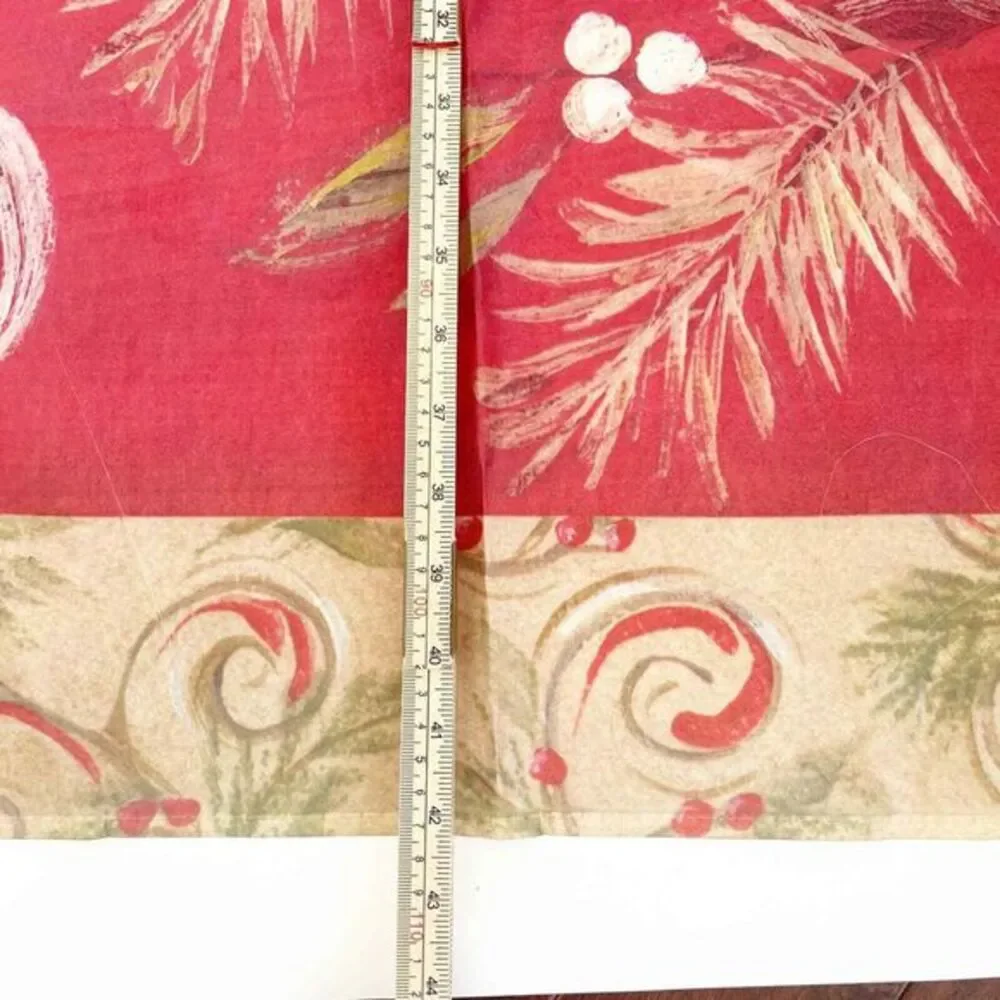 VTG Kate Miller-McRostie Christmas Birds House Flag‎ 29 x 42 Kate McRostie Red